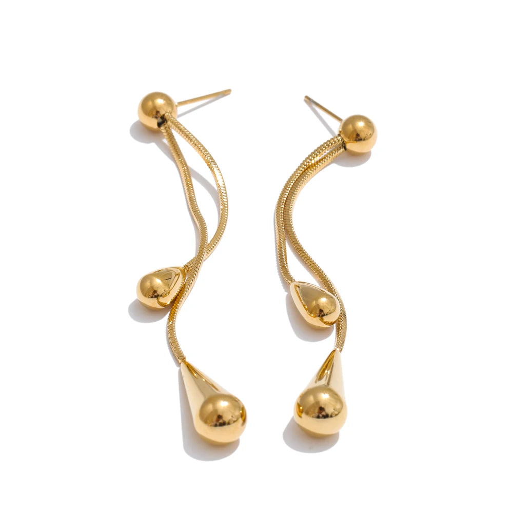 Timeless Trendy Dangle Charm Set, Earrings - Ecru